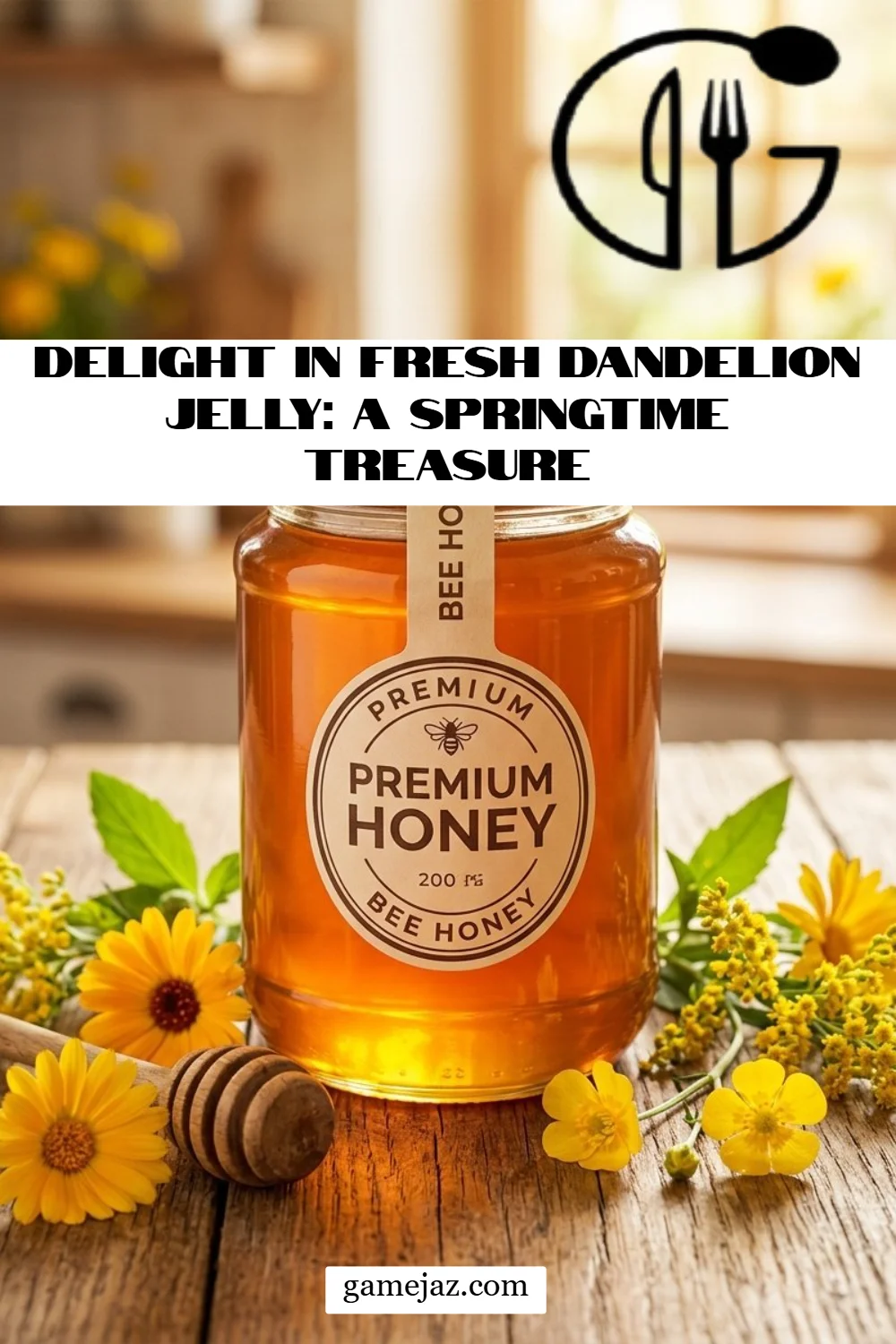 Delight in Fresh Dandelion Jelly: A Springtime Treasure