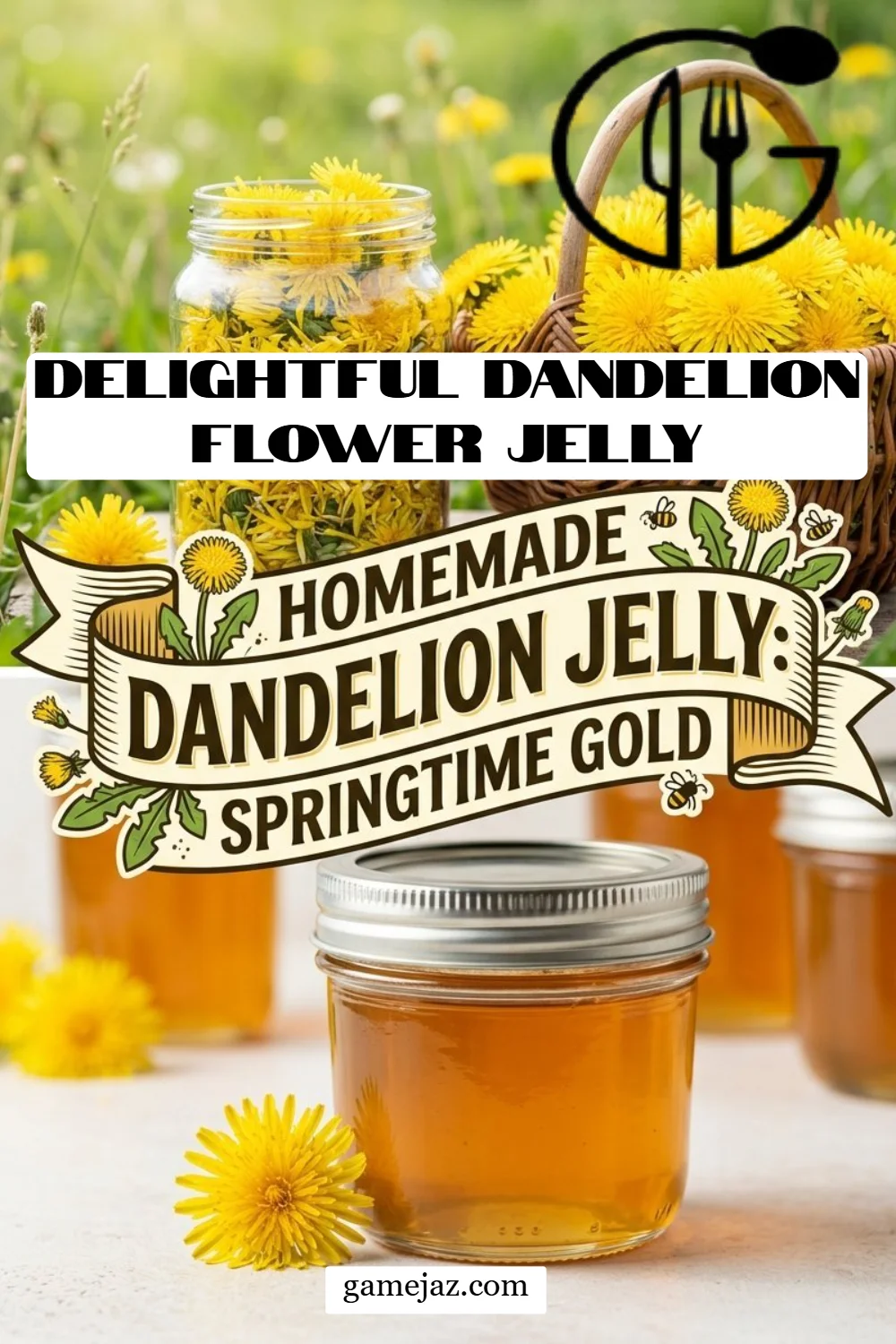 Delightful Dandelion Flower Jelly
