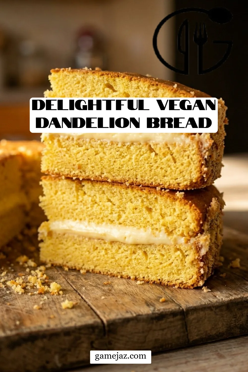 Delightful Vegan Dandelion Bread
