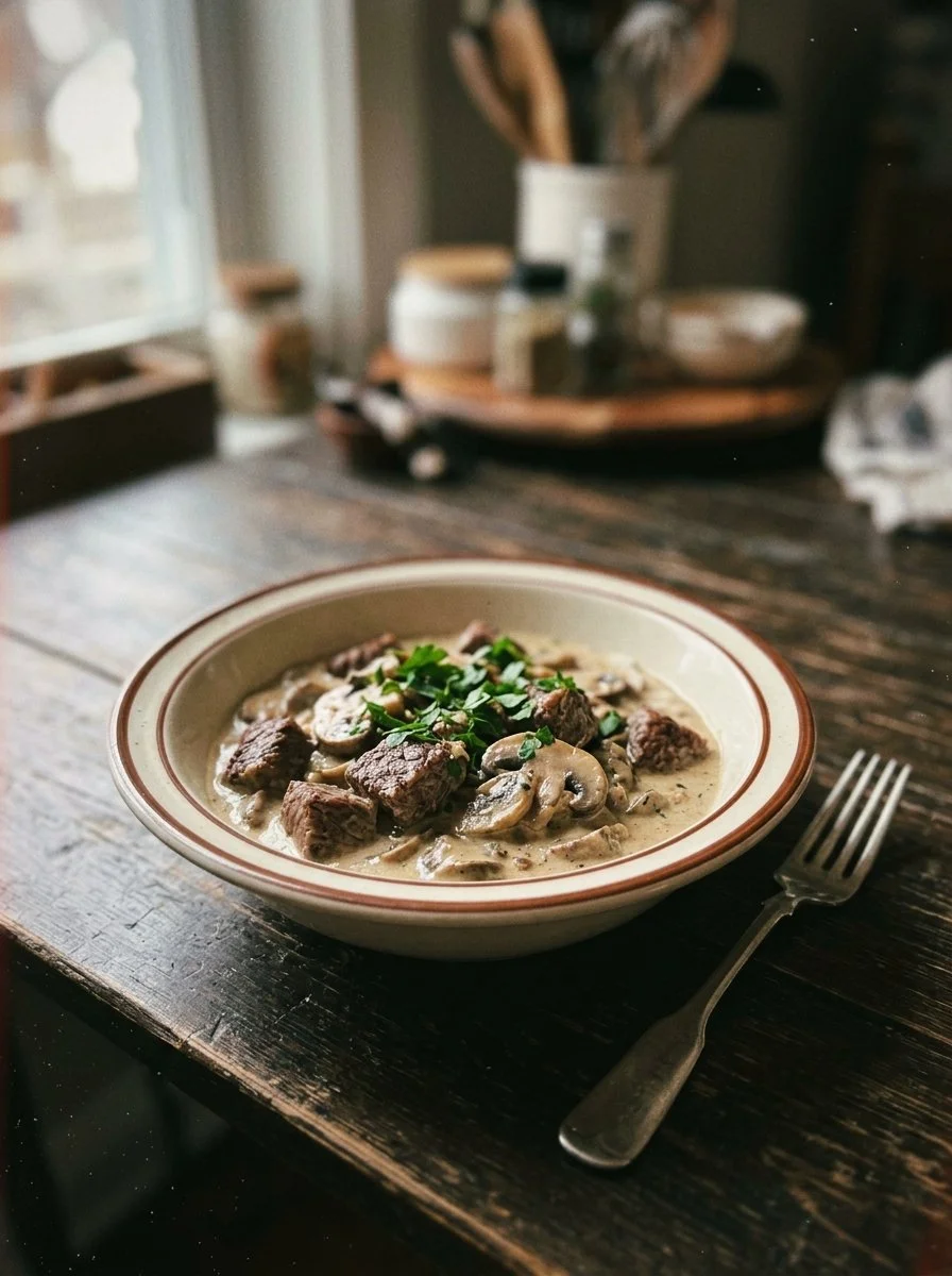 Easy Beef Stroganoff