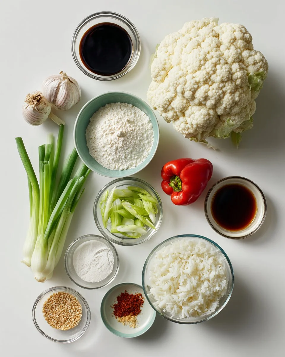 General Tso’s Cauliflower Bowls