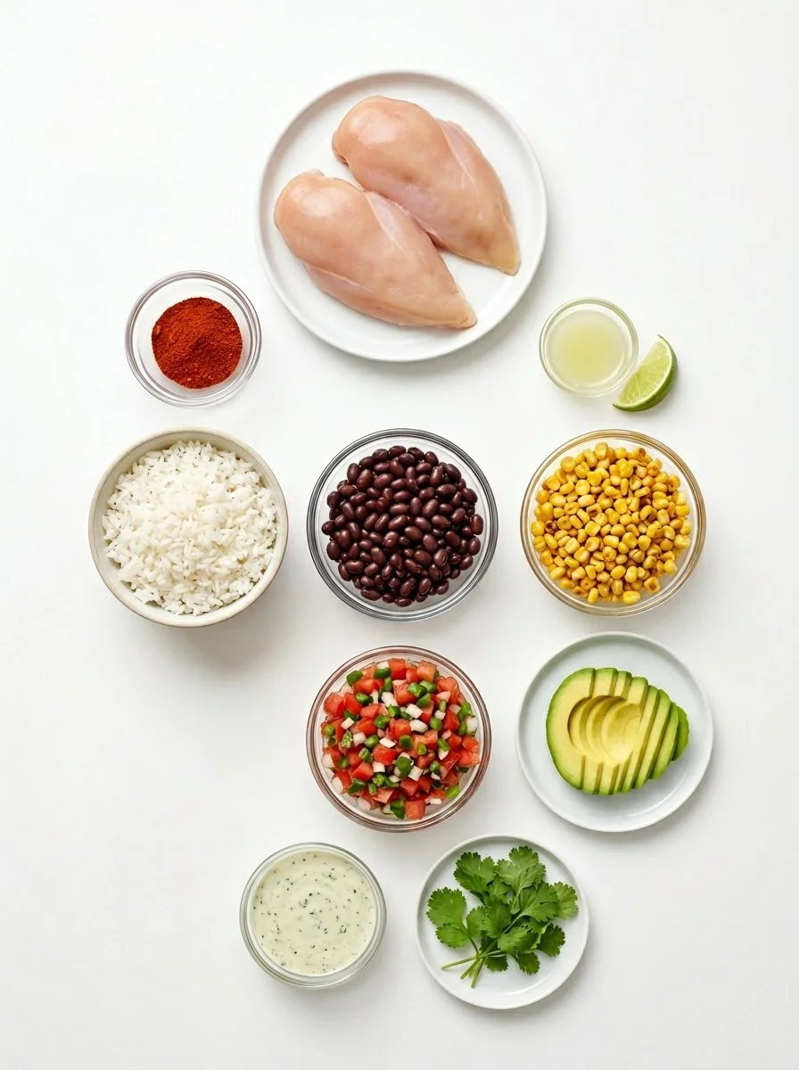 Grilled Chicken Burrito Bowls