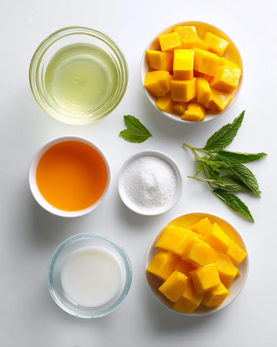 Heavenly Mango Coconut Agar Agar Jelly