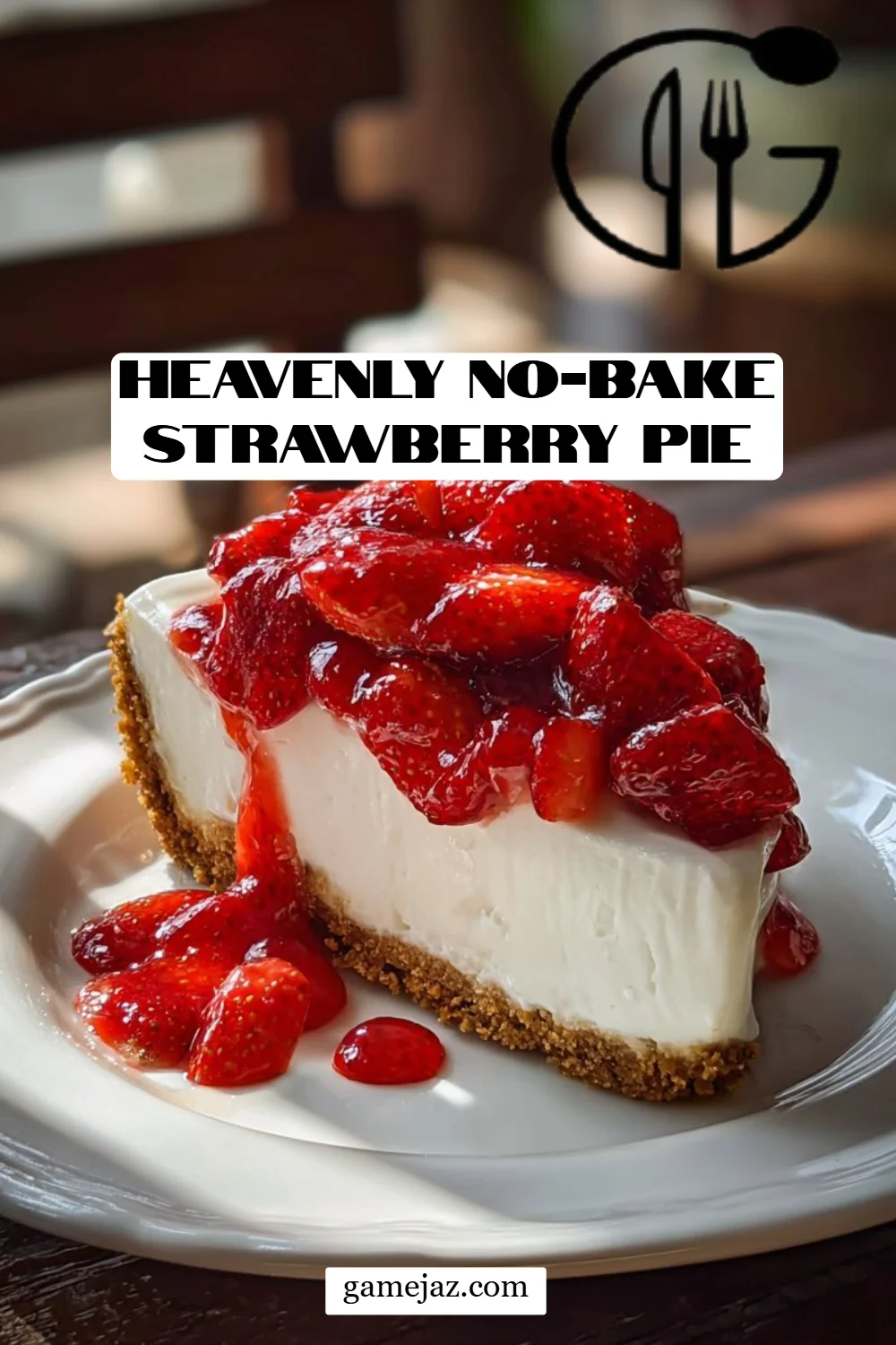 Heavenly No-Bake Strawberry Pie