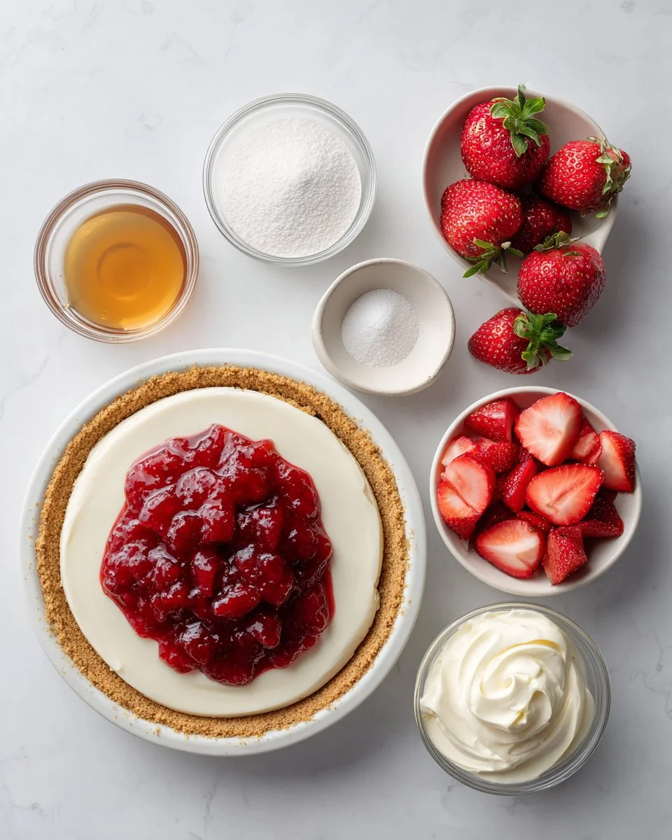 Heavenly No-Bake Strawberry Pie