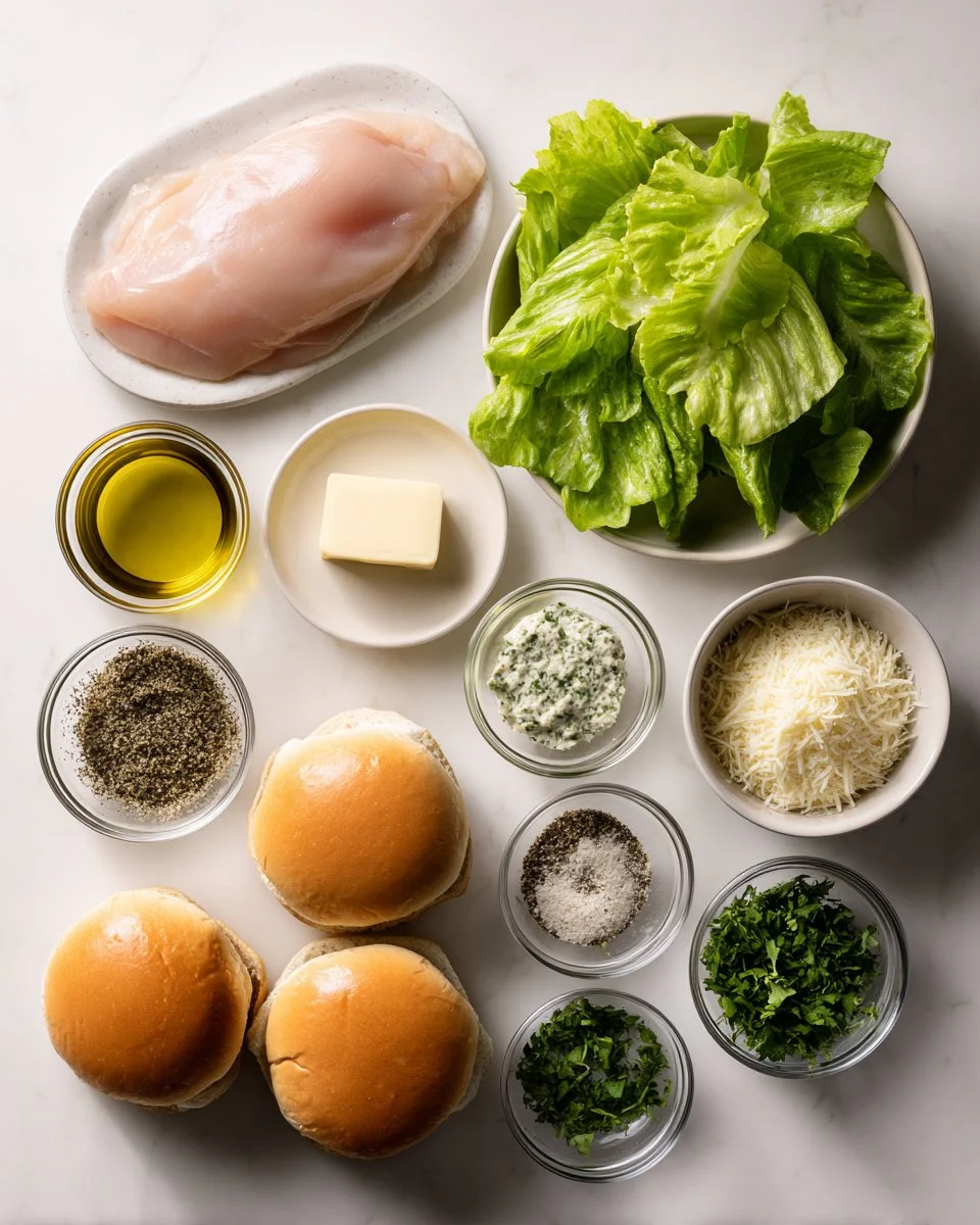 Irresistible Garlic Butter Chicken Caesar Sandwiches