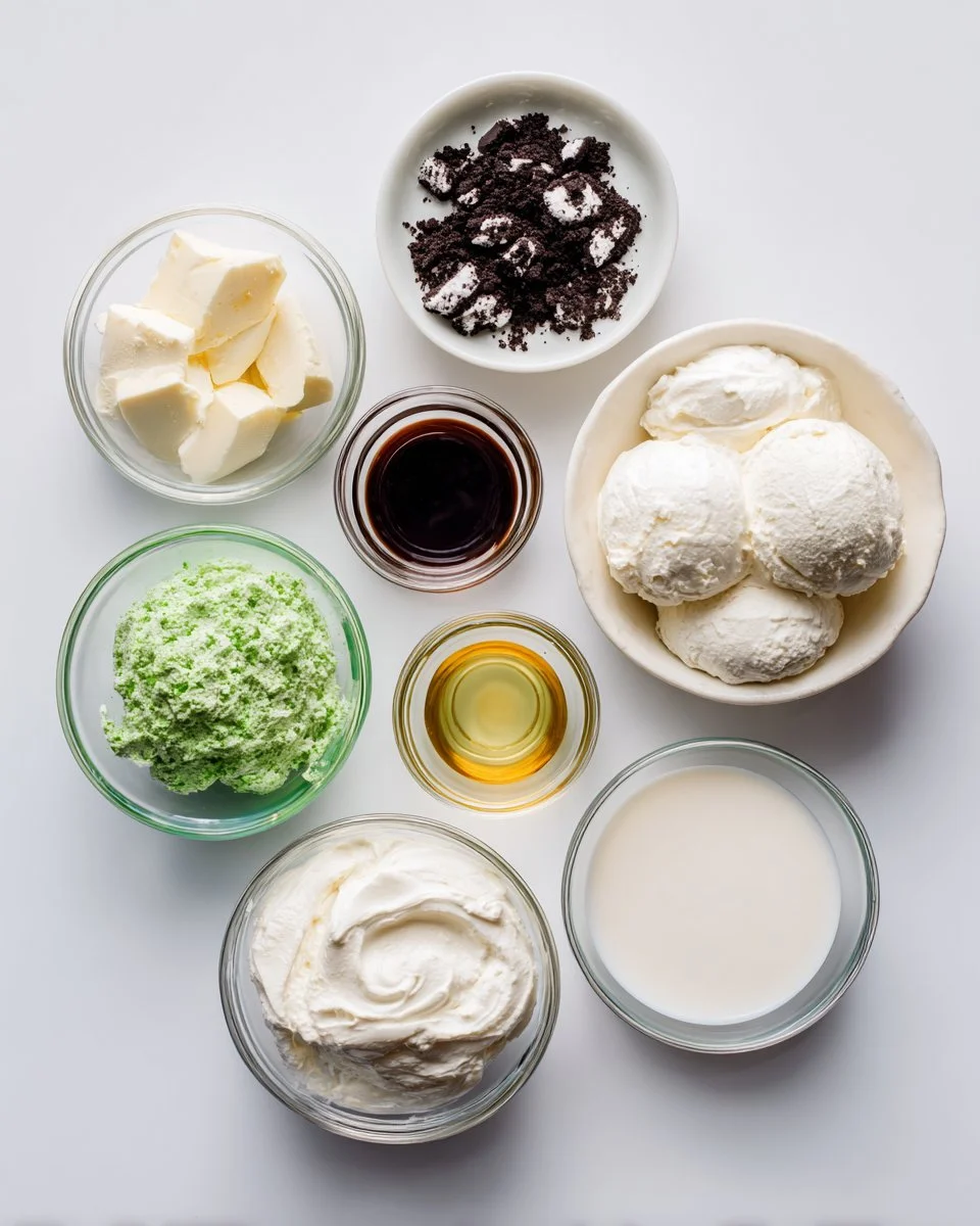 Irresistible No-Bake Shamrock Shake Pie