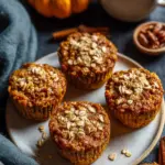 Irresistible pumpkin baked oatmeal cups fresh from the oven