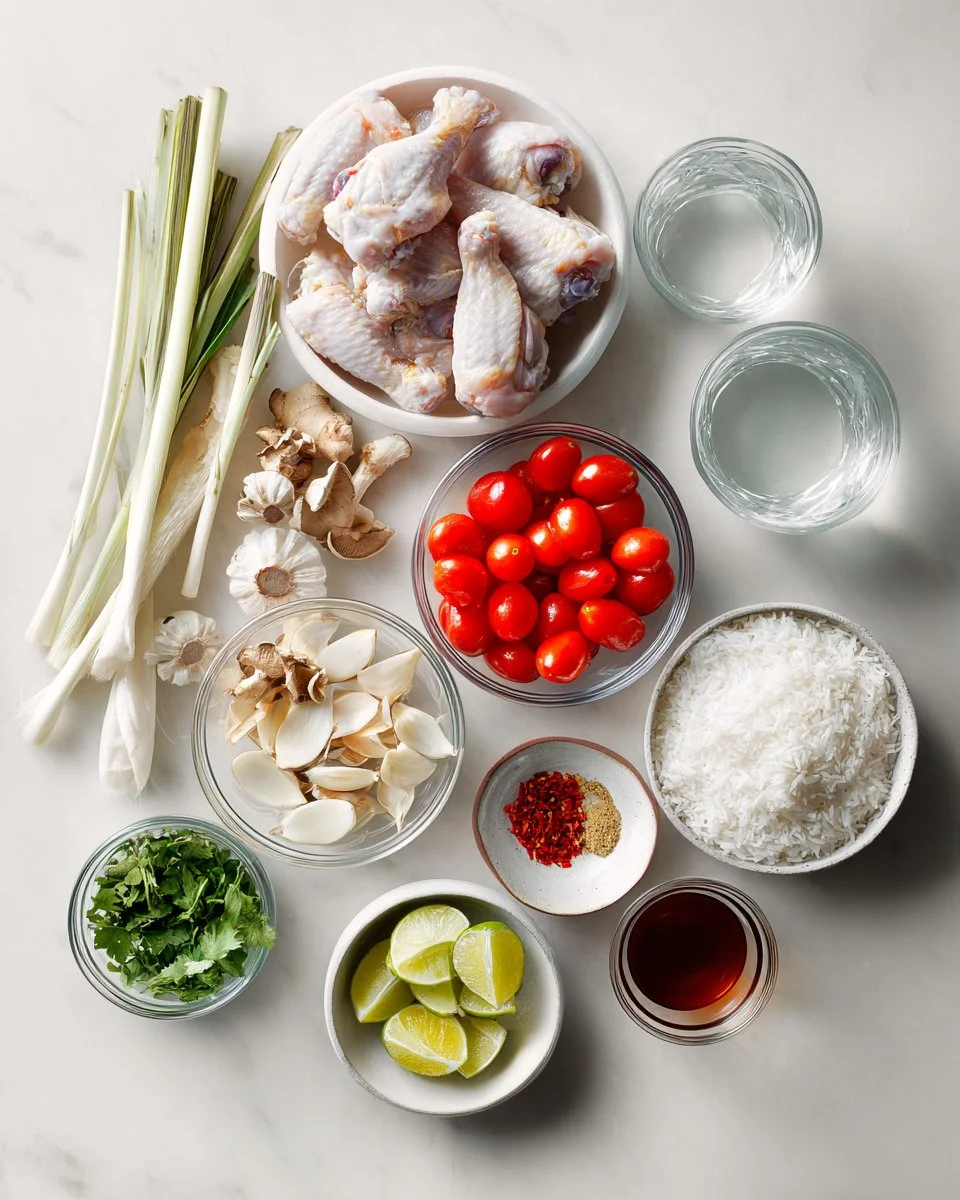 Irresistible Tom Yum Soup with Chicken Wings