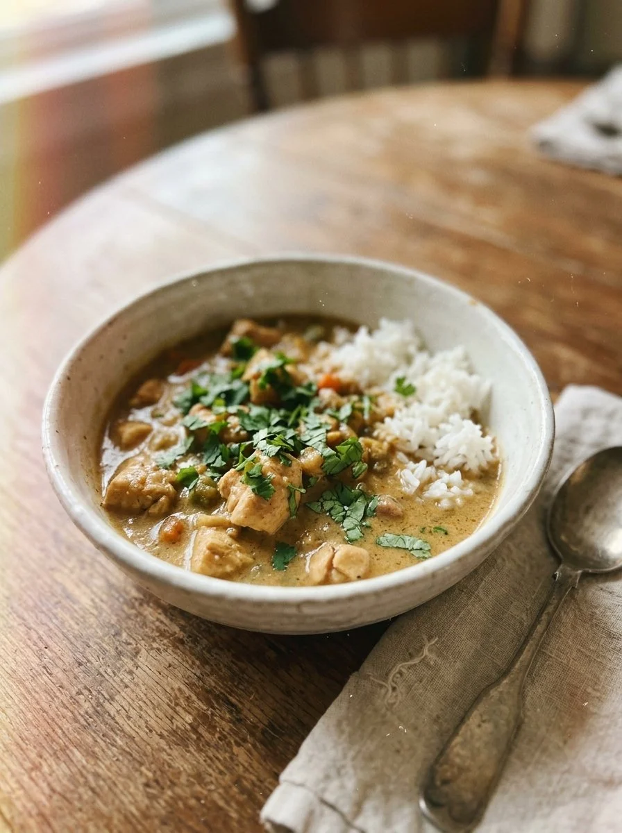 Quick and Simple Mild Chicken Curry