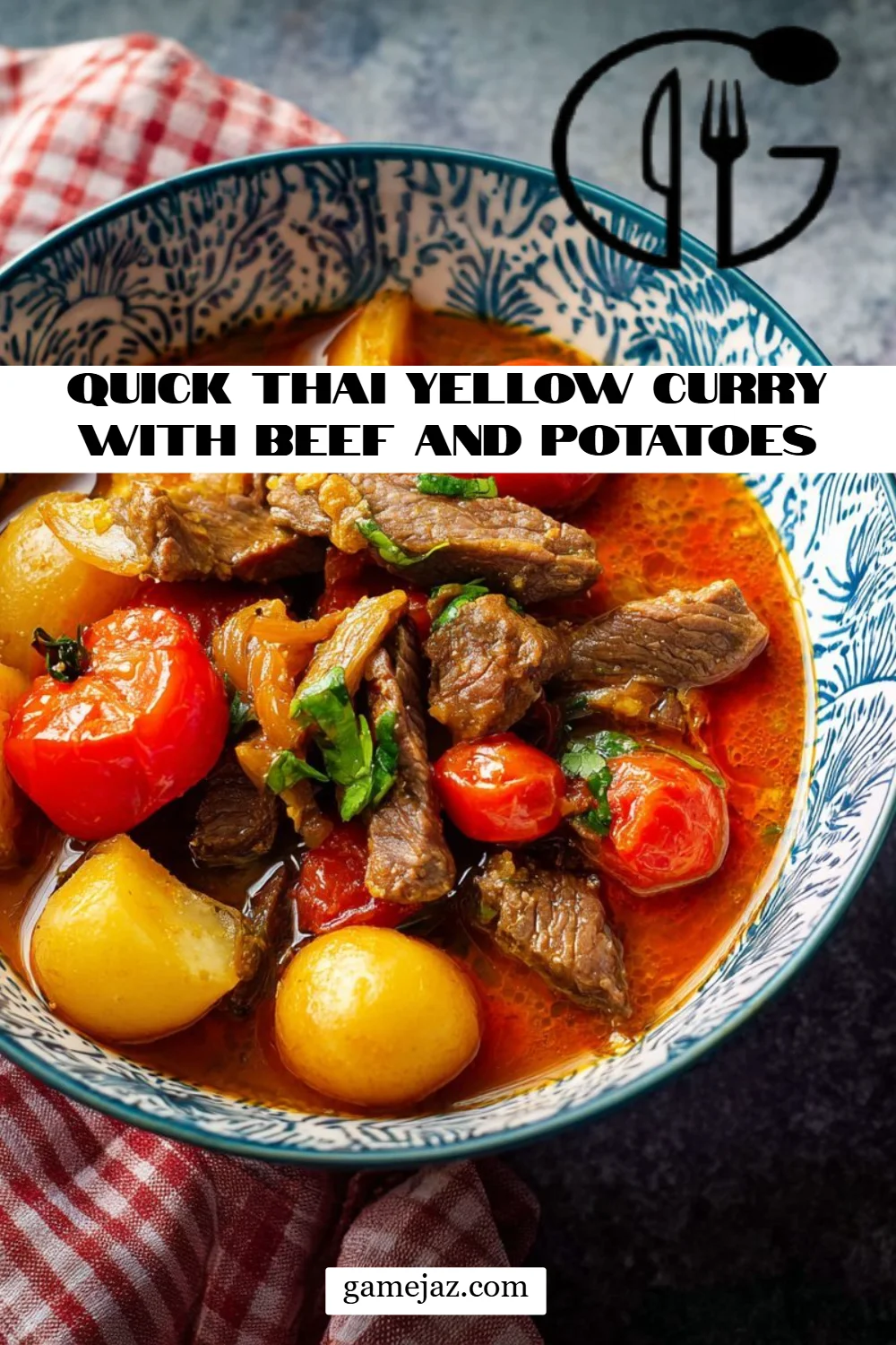 Quick Thai Yellow Curry with Beef and Potatoes