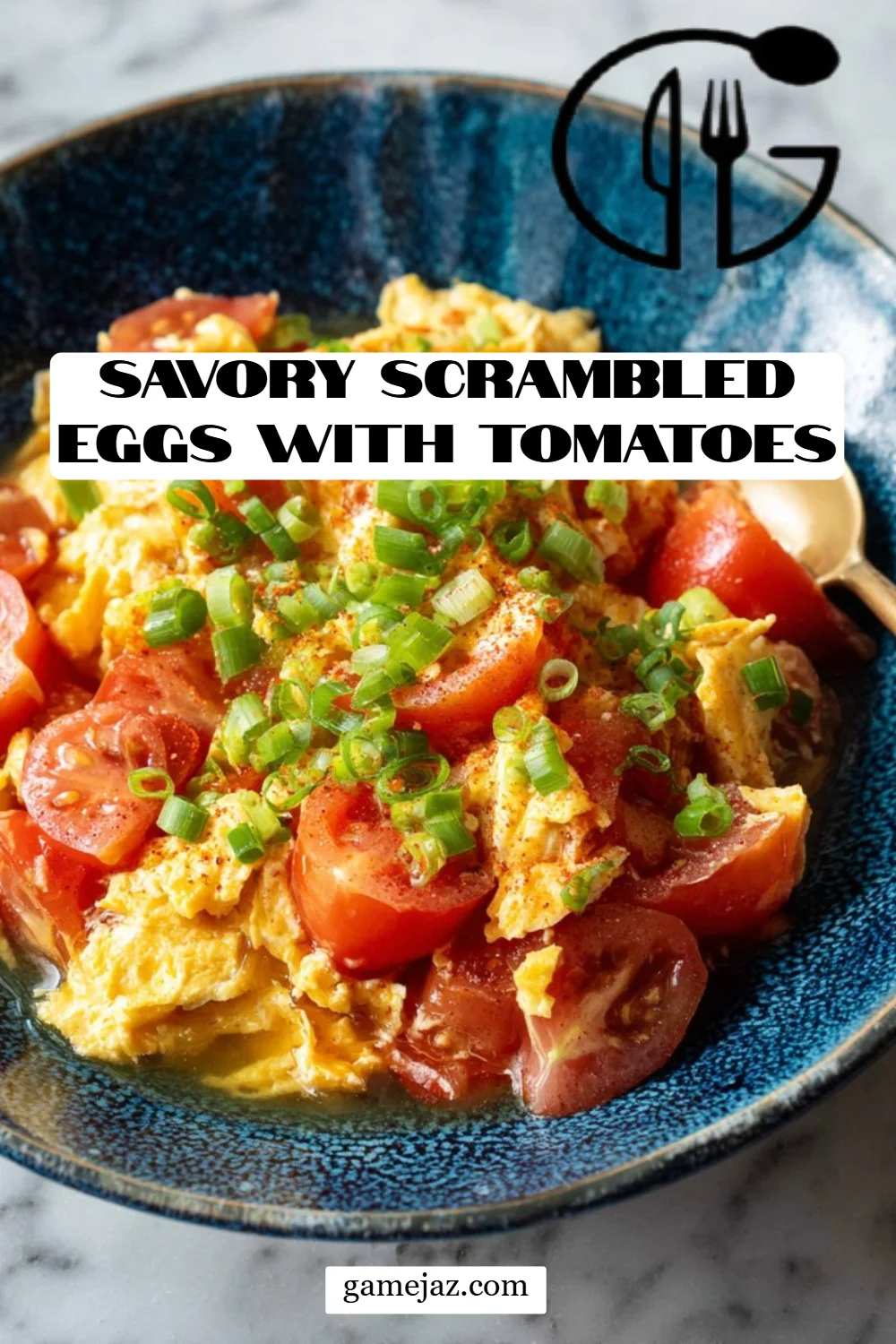 Savory Scrambled Eggs with Tomatoes