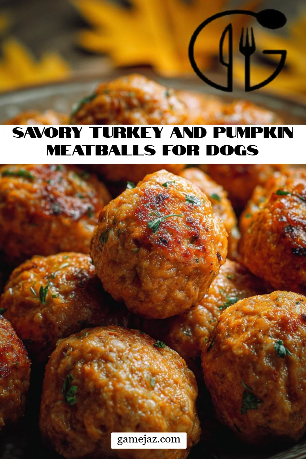Savory Turkey and Pumpkin Meatballs for Dogs