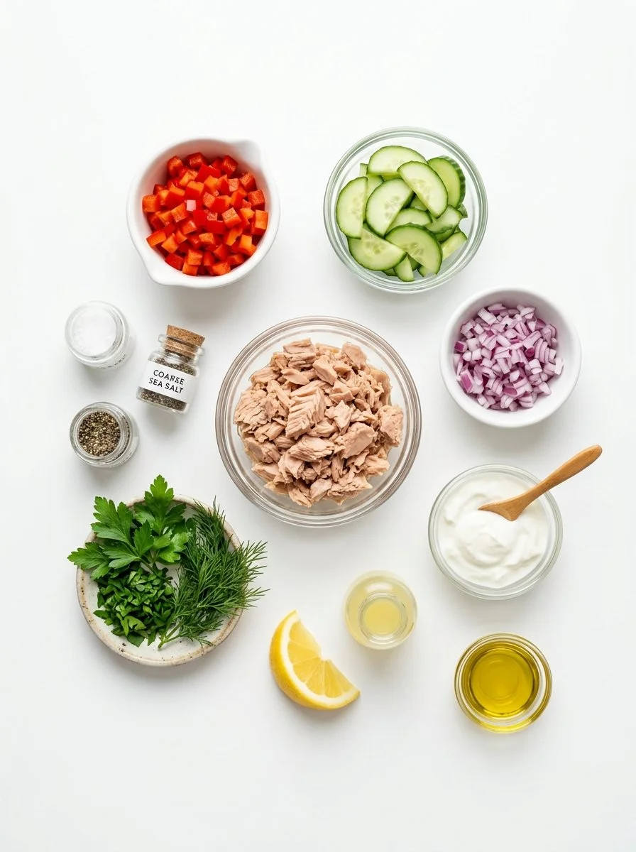 Simple Mediterranean Tuna Salad