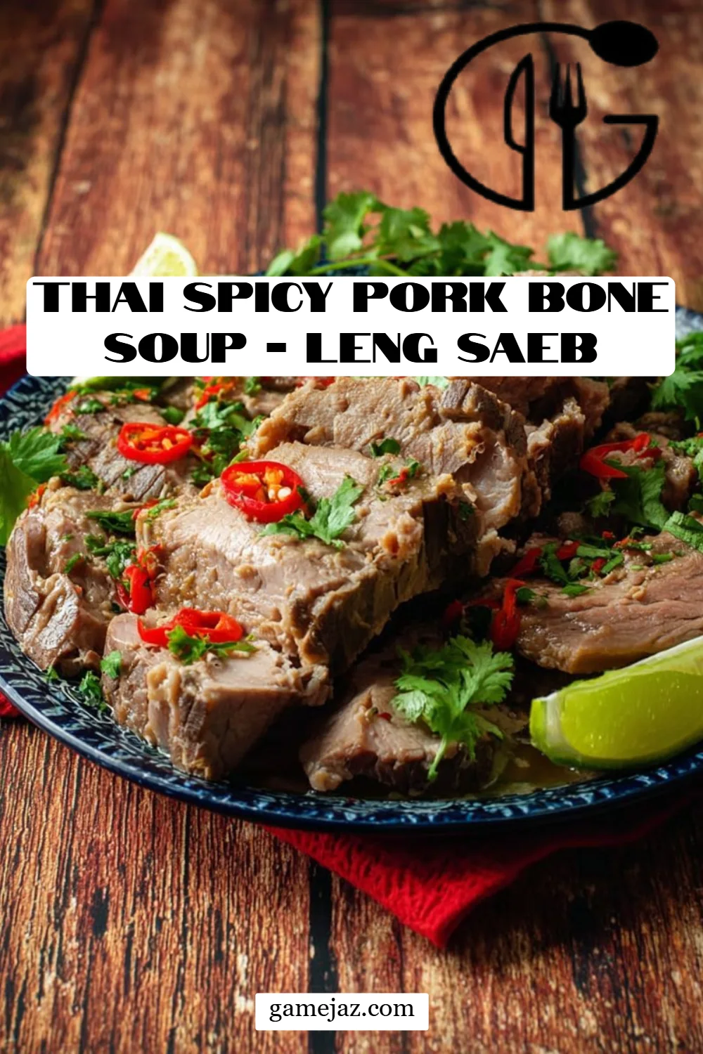 Thai Spicy Pork Bone Soup - Leng Saeb