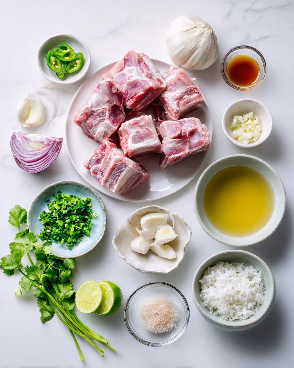 Thai Spicy Pork Bone Soup - Leng Saeb