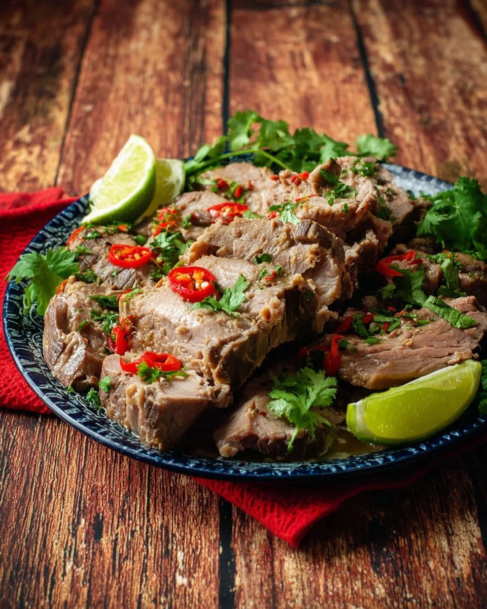 Thai Spicy Pork Bone Soup - Leng Saeb