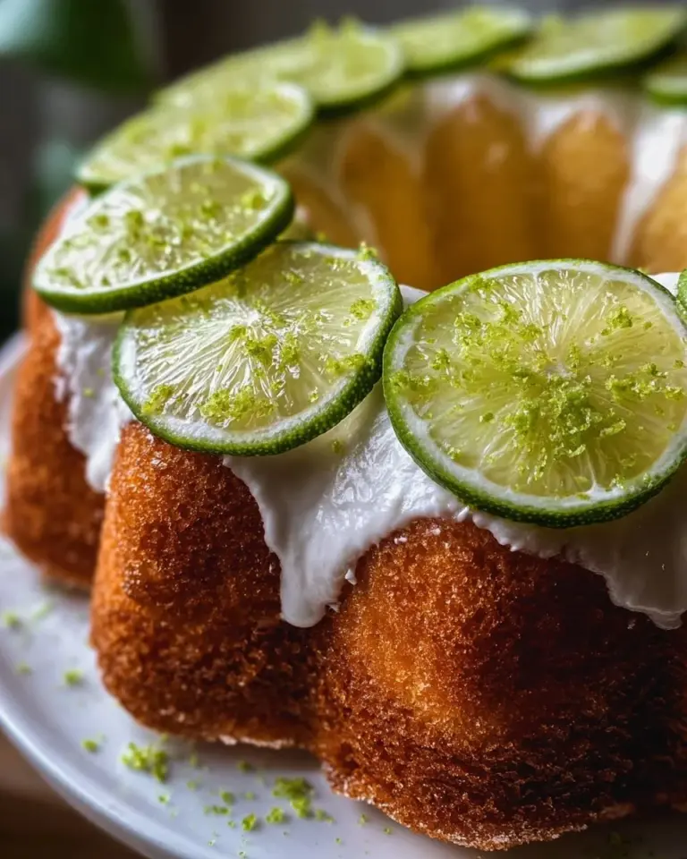 Ultimate Key Lime Angel Food Cake topped with fresh lime zest and whipped cream